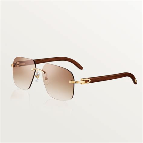 cartier sonnenbrille damen gold|Cartier Sonnenbrillen Damen .